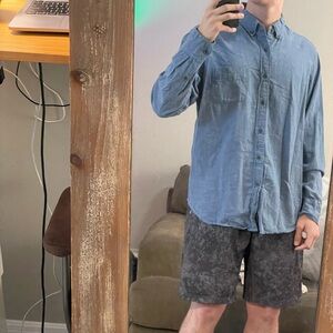 J Crew Long Sleeve Button Down Shirt with Pocket